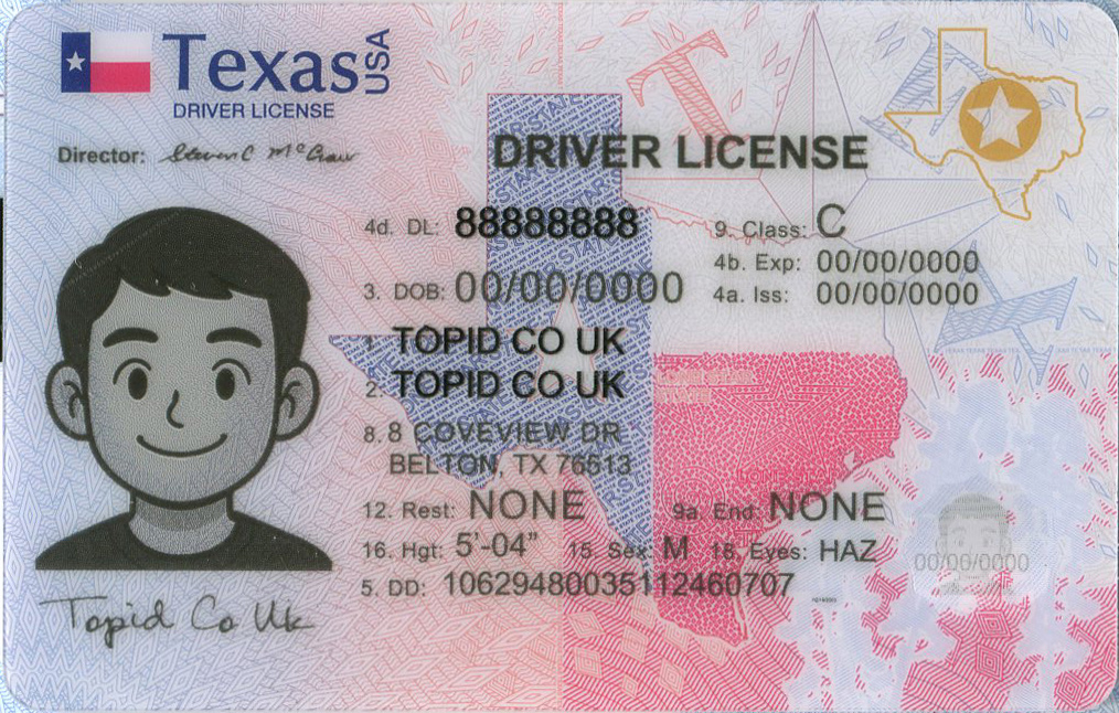 Canada ID Example